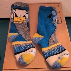 Bombas Blue and Yellow Cartoon Socks